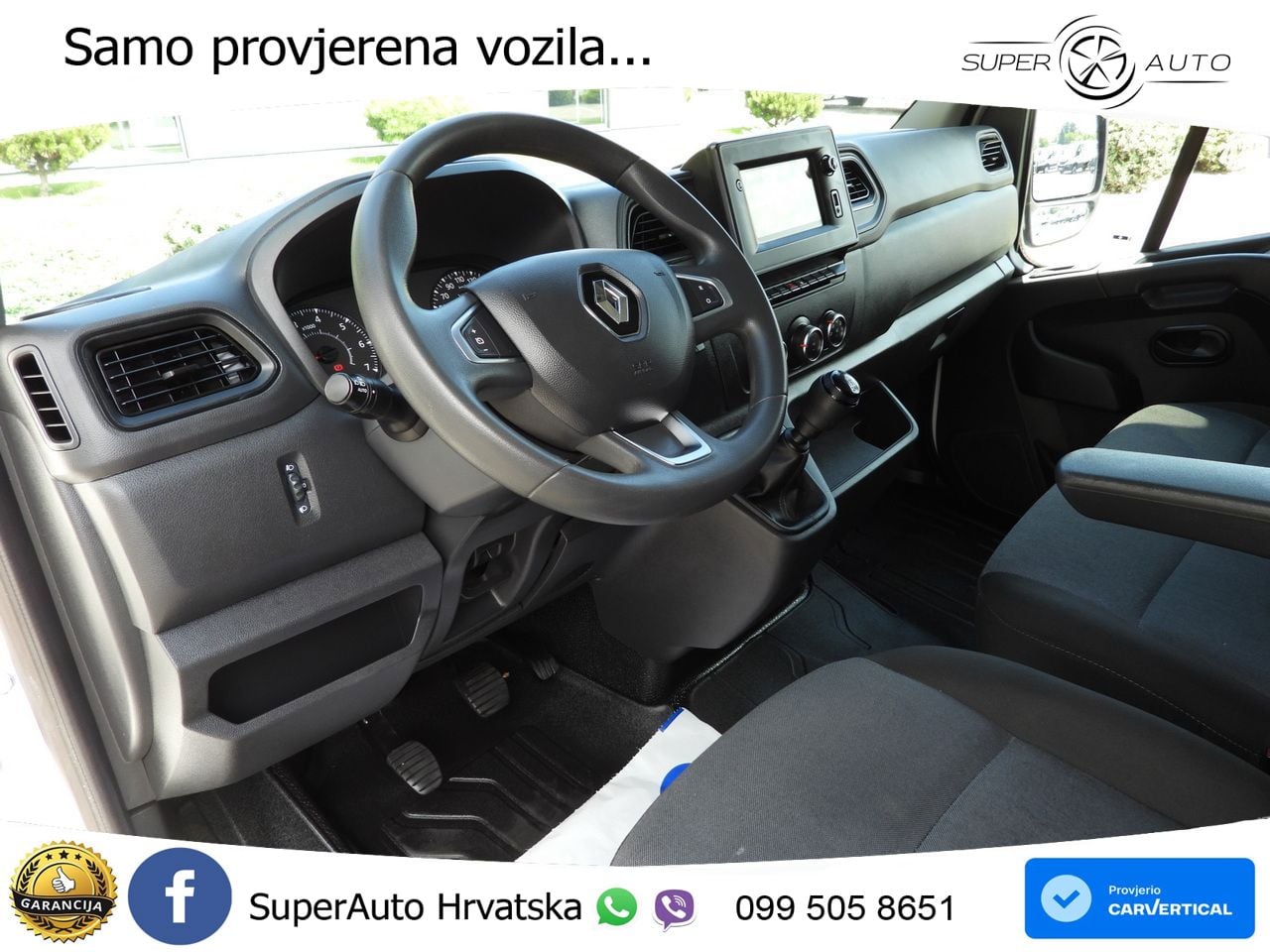 Renault MASTER KASTENWAGEN DOPPELKABINE 7 SITZE TEMPOMAT 135 KS