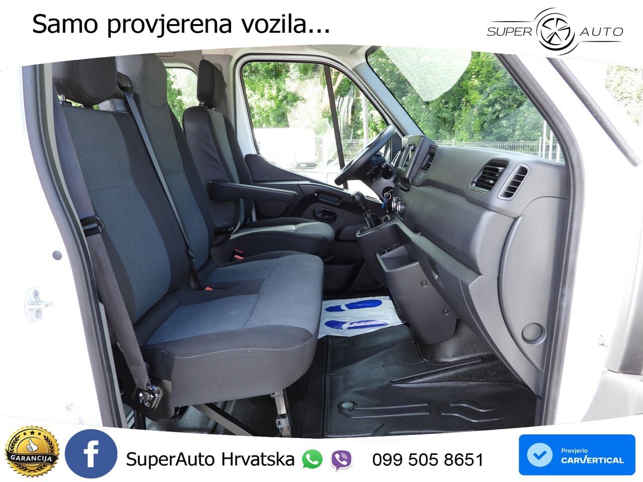 Renault MASTER KASTENWAGEN DOPPELKABINE 7 SITZE TEMPOMAT 135 KS