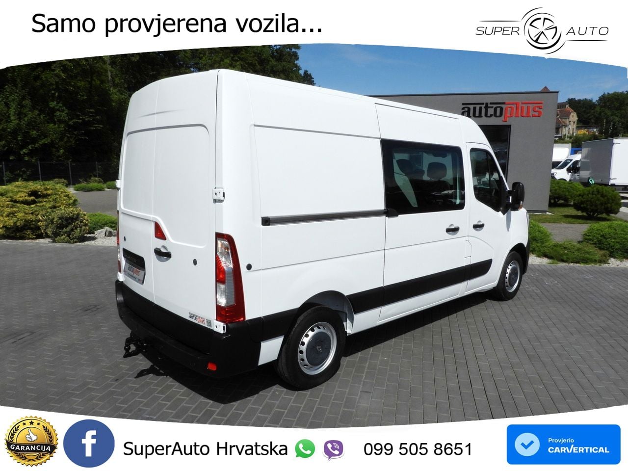 Renault MASTER KASTENWAGEN DOPPELKABINE 7 SITZE TEMPOMAT 135 KS