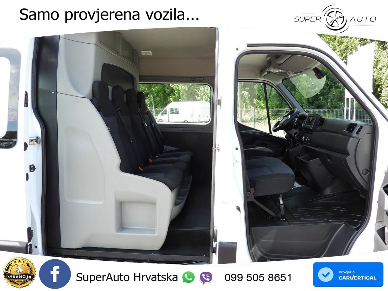 Renault MASTER KASTENWAGEN DOPPELKABINE 7 SITZE TEMPOMAT 135 KS