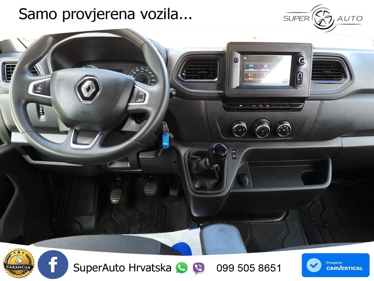 Renault MASTER KASTENWAGEN DOPPELKABINE 7 SITZE TEMPOMAT 135 KS