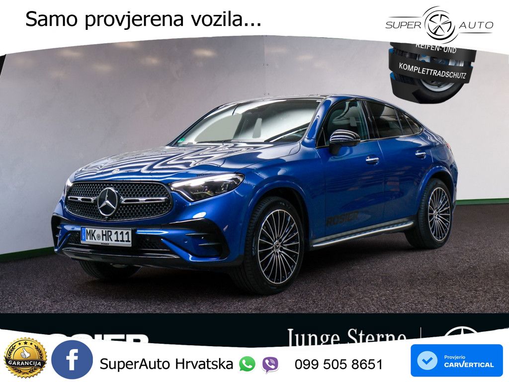 Mercedes GLC Coupe 400e (381 KS) 4MATIC 9G-TRONIC AMG ZRAČNI+ACC+GR SJED+KAM+PANO