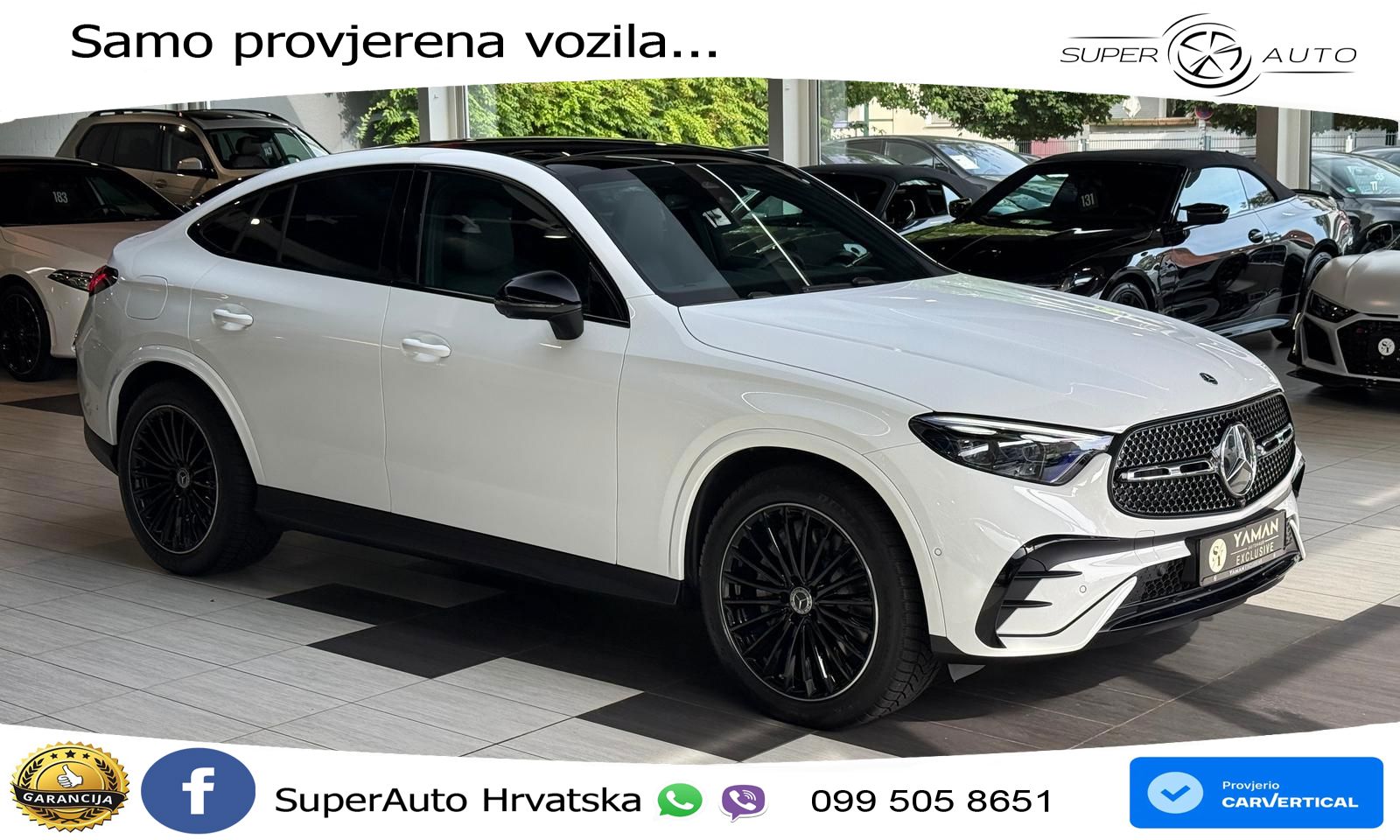 Mercedes GLC Coupe 220d (197 KS) 4MATIC 9G-TRONIC AMG ACC+HEAD+GR SJED+360+PANO