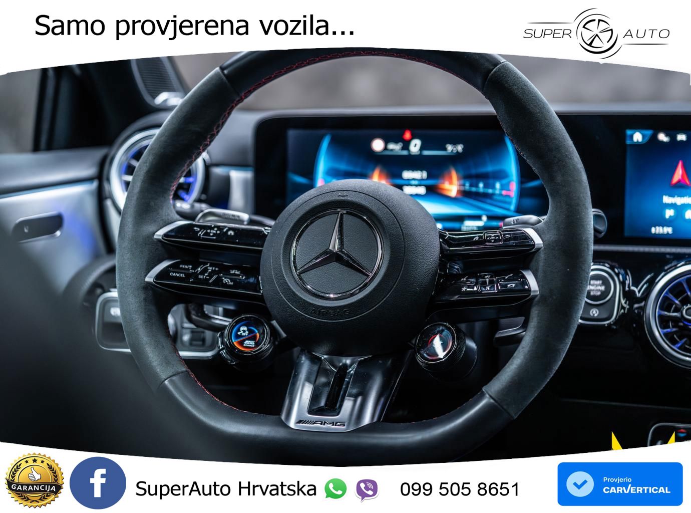 Mercedes-Benz AMG A 45 S 4MATIC+ AMG SPEEDSHIFT DCT 8G ACC+HEAD+GR SJED+360+PANO
