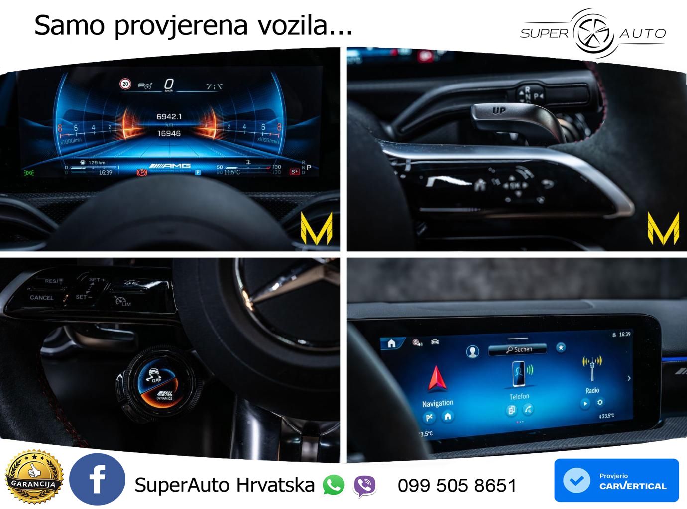 Mercedes-Benz AMG A 45 S 4MATIC+ AMG SPEEDSHIFT DCT 8G ACC+HEAD+GR SJED+360+PANO