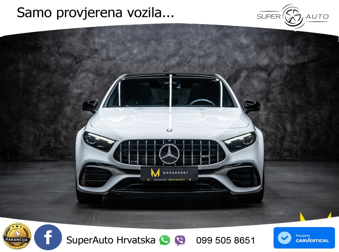 Mercedes-Benz AMG A 45 S 4MATIC+ AMG SPEEDSHIFT DCT 8G ACC+HEAD+GR SJED+360+PANO