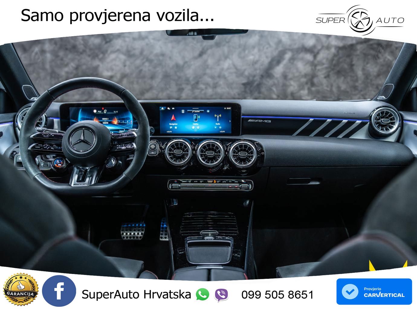 Mercedes-Benz AMG A 45 S 4MATIC+ AMG SPEEDSHIFT DCT 8G ACC+HEAD+GR SJED+360+PANO