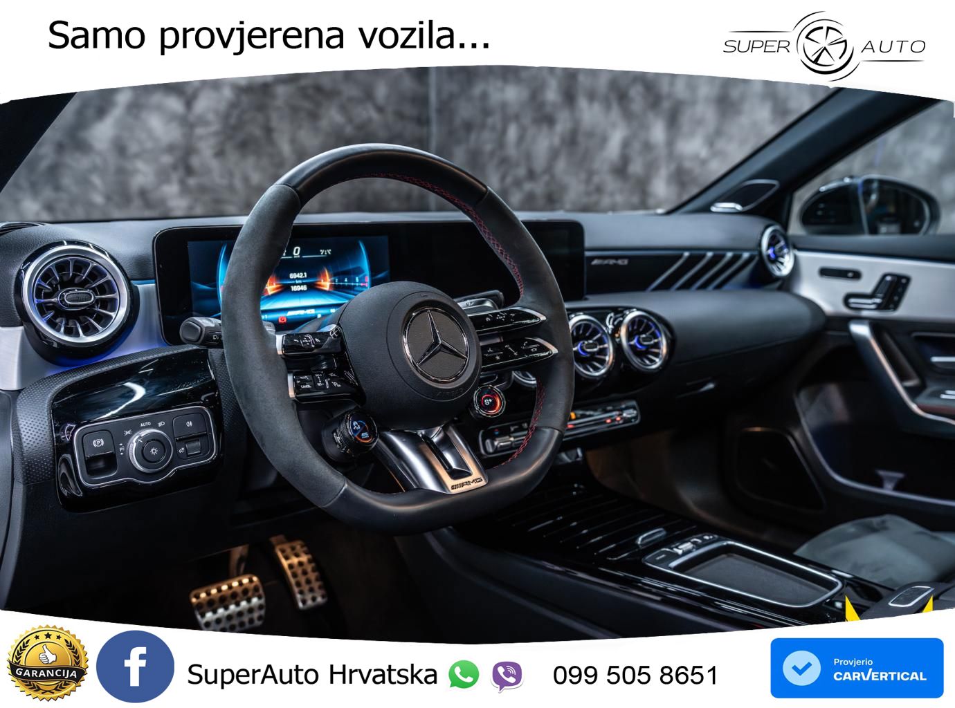 Mercedes-Benz AMG A 45 S 4MATIC+ AMG SPEEDSHIFT DCT 8G ACC+HEAD+GR SJED+360+PANO