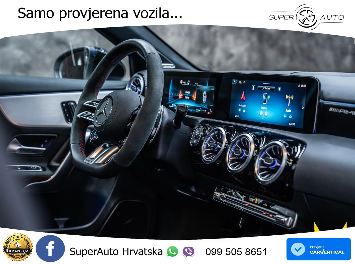 Mercedes-Benz AMG A 45 S 4MATIC+ AMG SPEEDSHIFT DCT 8G ACC+HEAD+GR SJED+360+PANO