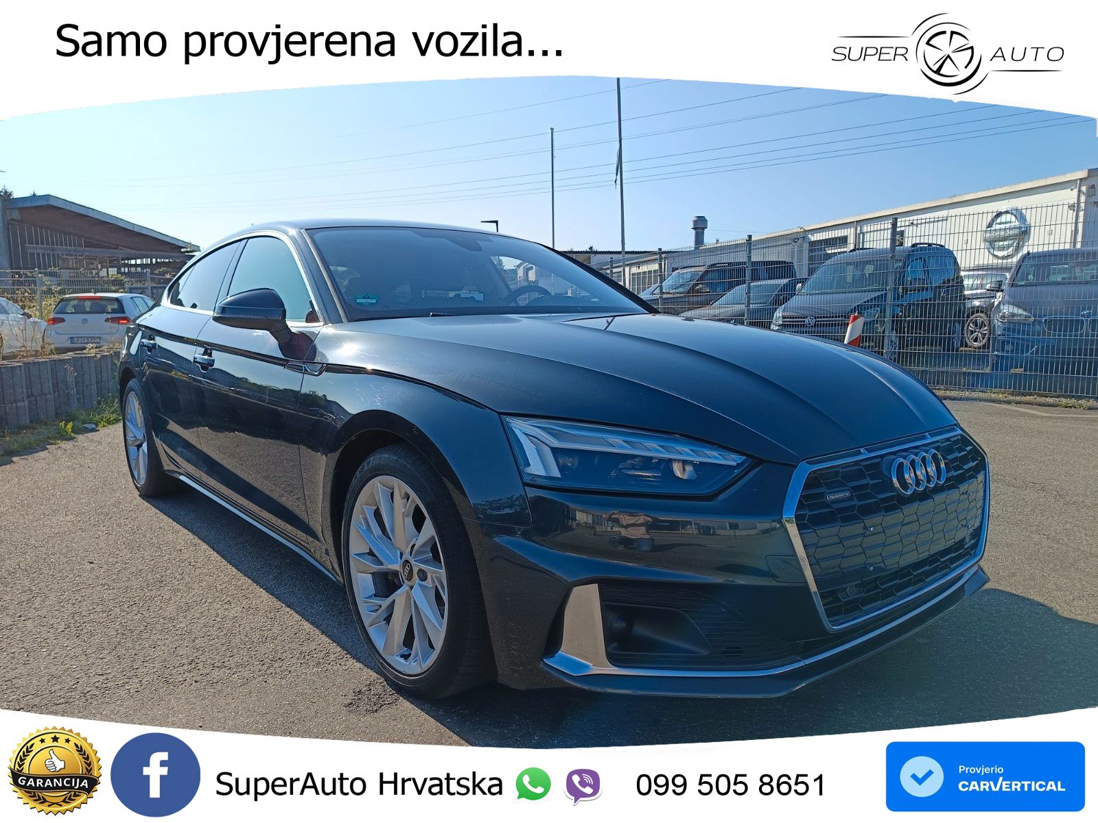 Audi A5 Sportback  40 TFSI (204 KS) quattro S tronic advanced LED+GR SJED+ACC