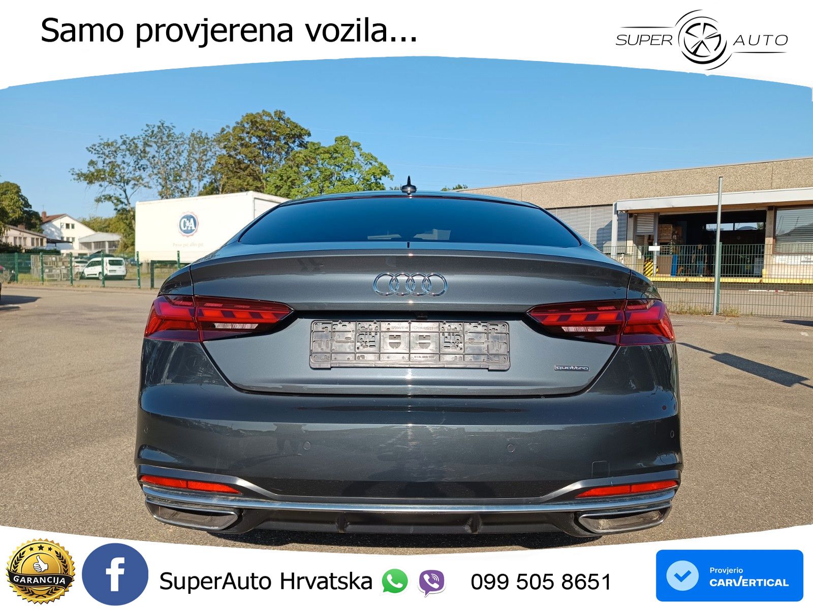 Audi A5 Sportback  40 TFSI (204 KS) quattro S tronic advanced LED+GR SJED+ACC