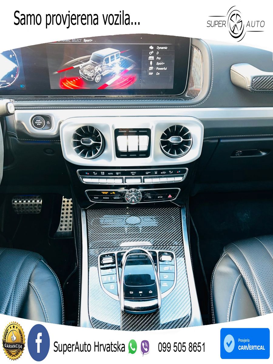 Mercedes AMG G 63 Long V8 (585 KS) 4MATIC 9G-TRONIC AMG SPEEDSHIFT PLUS Exclusive LED+GR SJED+ACC