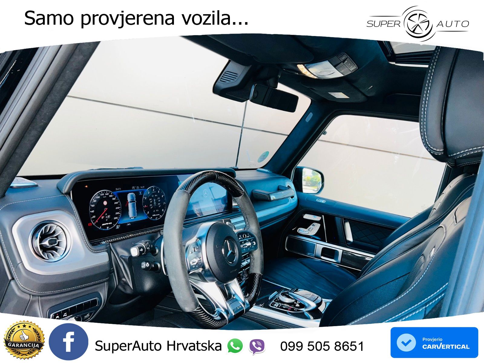 Mercedes AMG G 63 Long V8 (585 KS) 4MATIC 9G-TRONIC AMG SPEEDSHIFT PLUS Exclusive LED+GR SJED+ACC