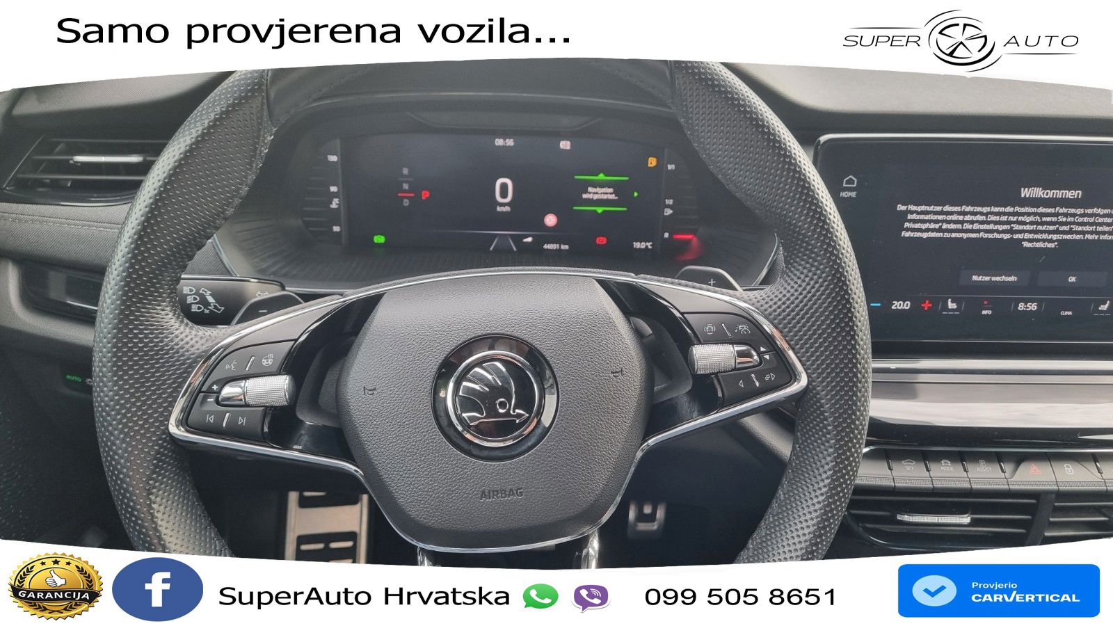 Škoda Octavia Combi 2.0 TDI (150 KS) DSG SportLine LED+GR SJED+ACC