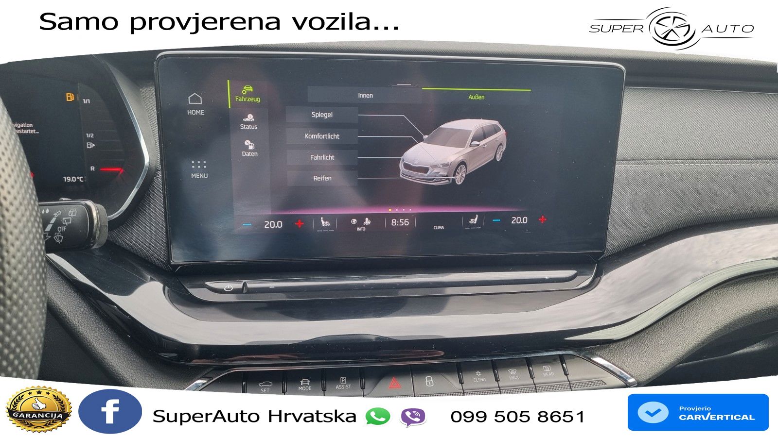 Škoda Octavia Combi 2.0 TDI (150 KS) DSG SportLine LED+GR SJED+ACC