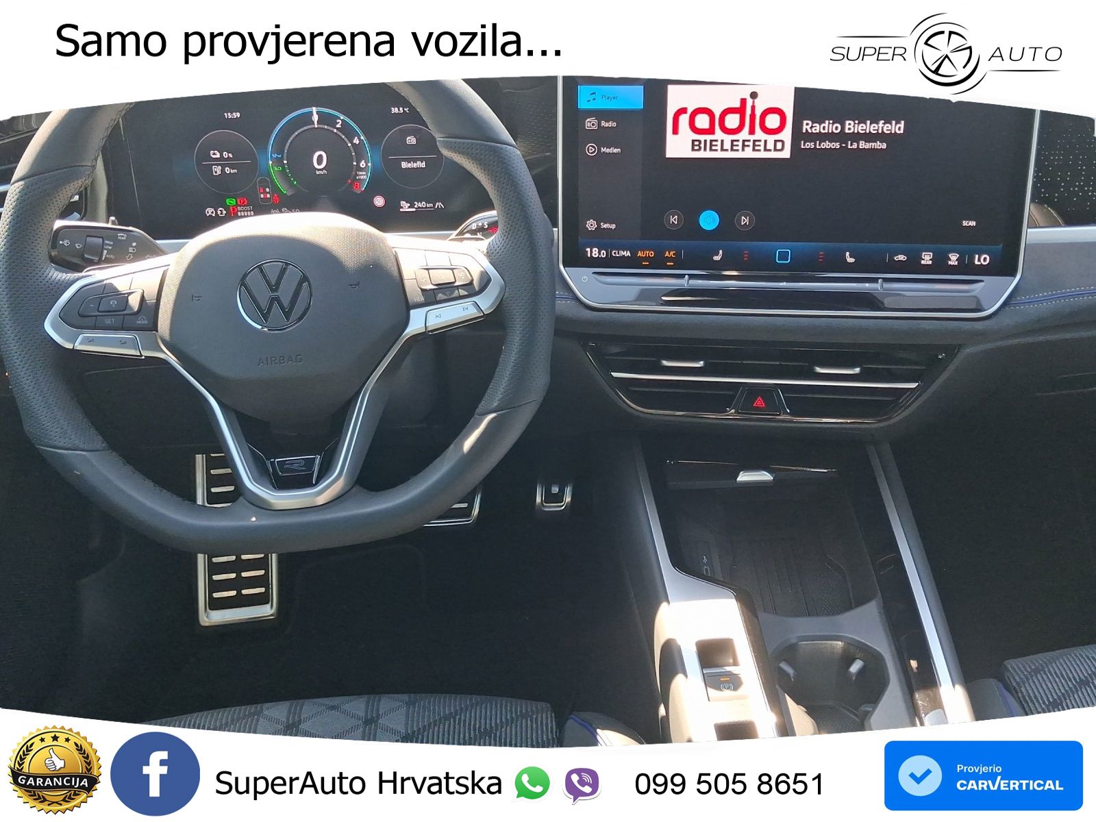 Volkswagen Passat Variant 1.5 TSI (204 KS) eHybrid DSG R-Line LED+GR SJED+ACC