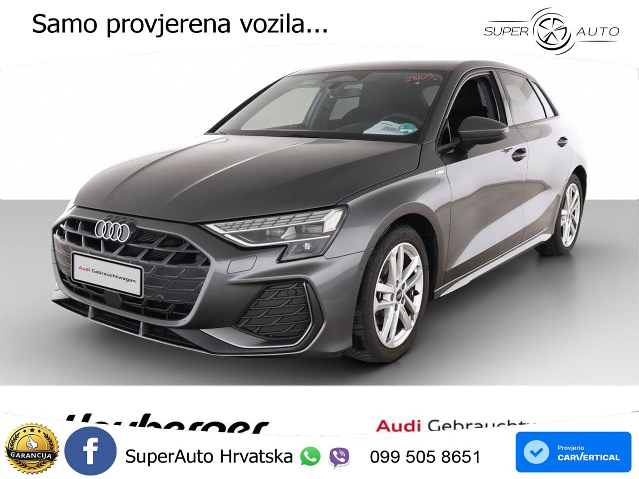 Audi A3 35 TFSI (150 KS) S tronic S line LED+GR SJED+ACC