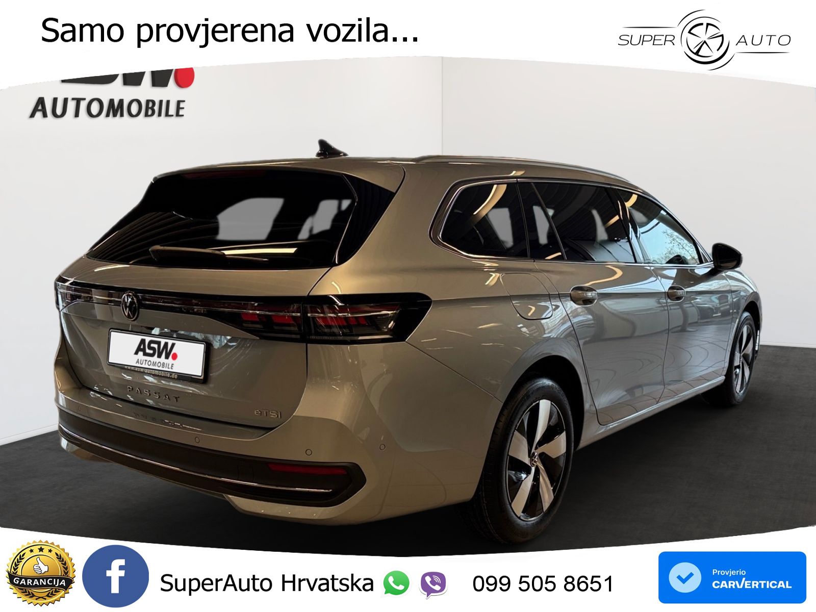 Volkswagen Passat Variant 1.5 eTSI (150 KS) DSG Business MATRIX+GR SJED+KAM