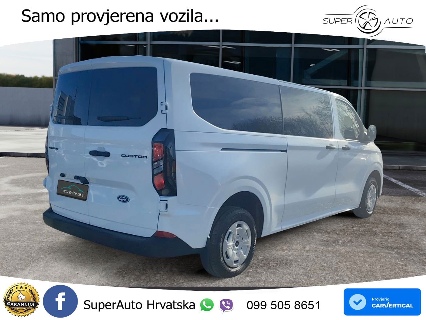 Ford Transit Custom Kombi Trend FT320 L2 Sitz-Pak16A 150 KS