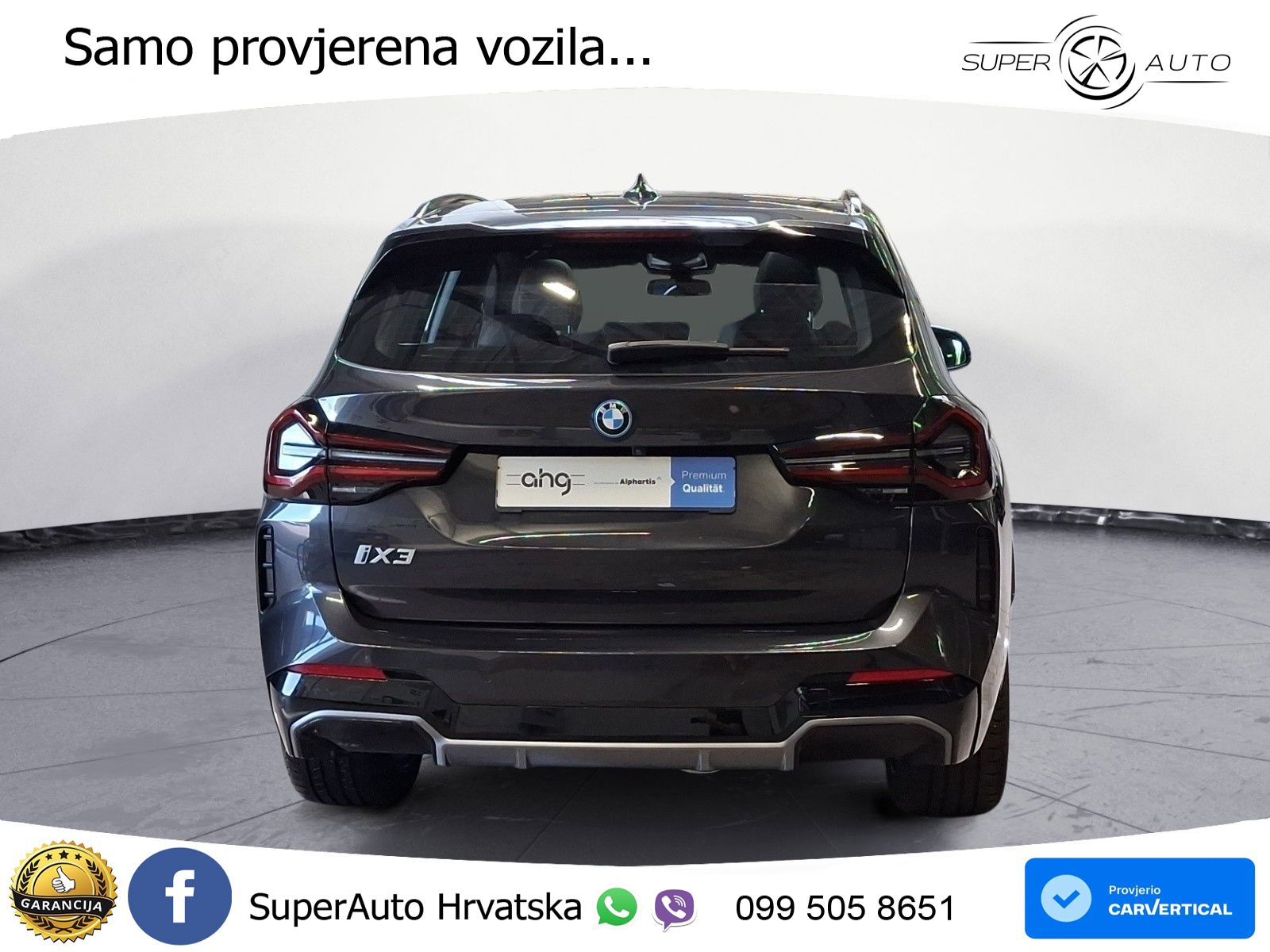 BMW iX3 80 kWh (286 KS) LED+GR SJED+ACC