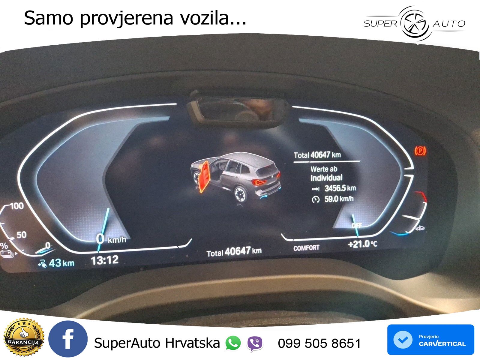 BMW iX3 80 kWh (286 KS) LED+GR SJED+ACC