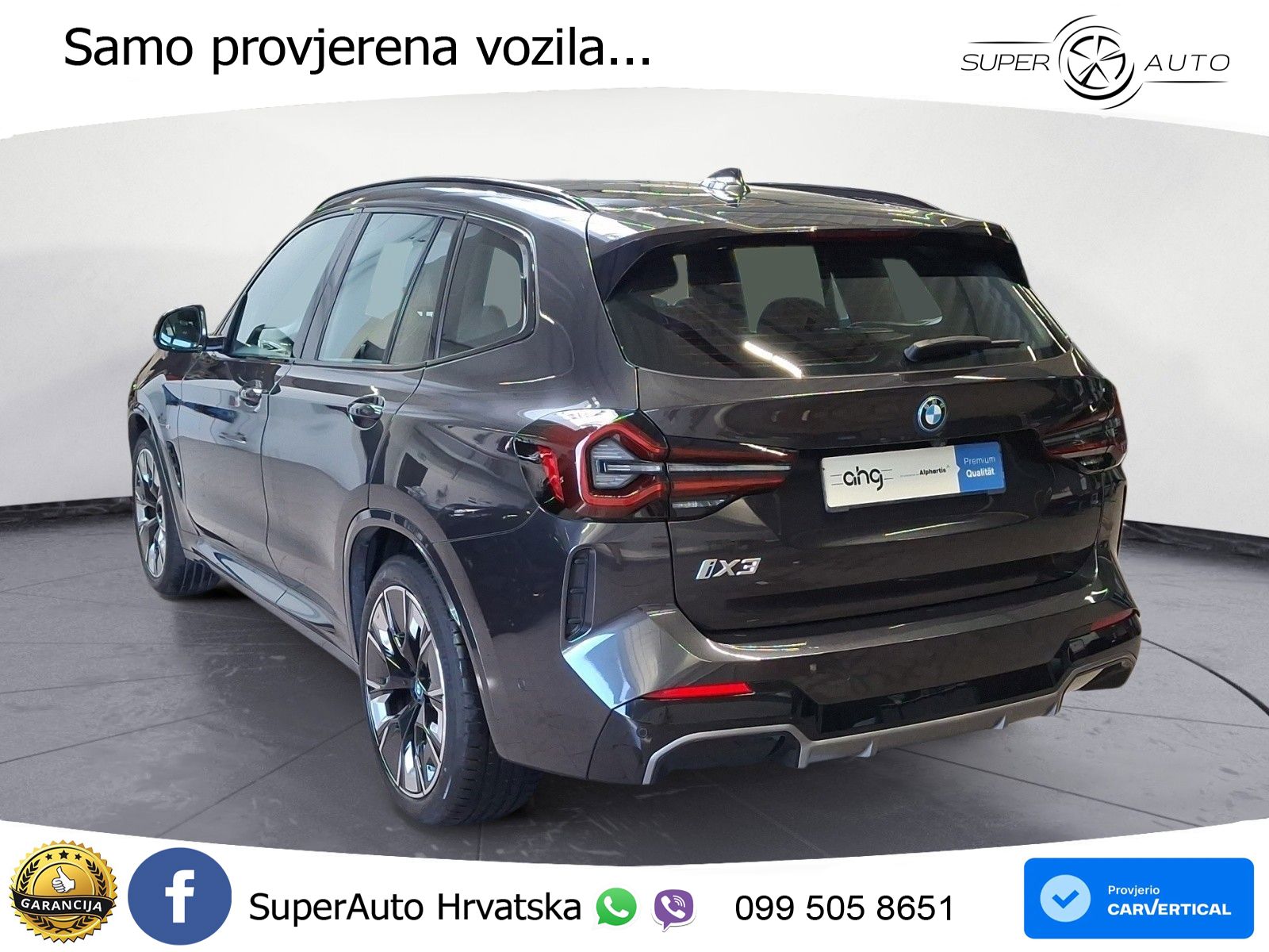 BMW iX3 80 kWh (286 KS) LED+GR SJED+ACC