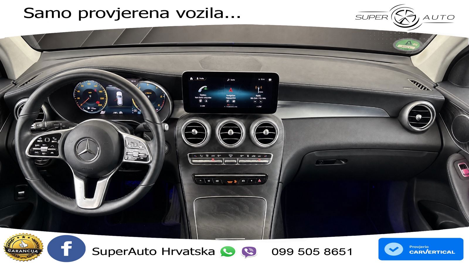 Mercedes GLC 300d (245 KS) 4MATIC G-TRONIC LED+GR SJED+ACC