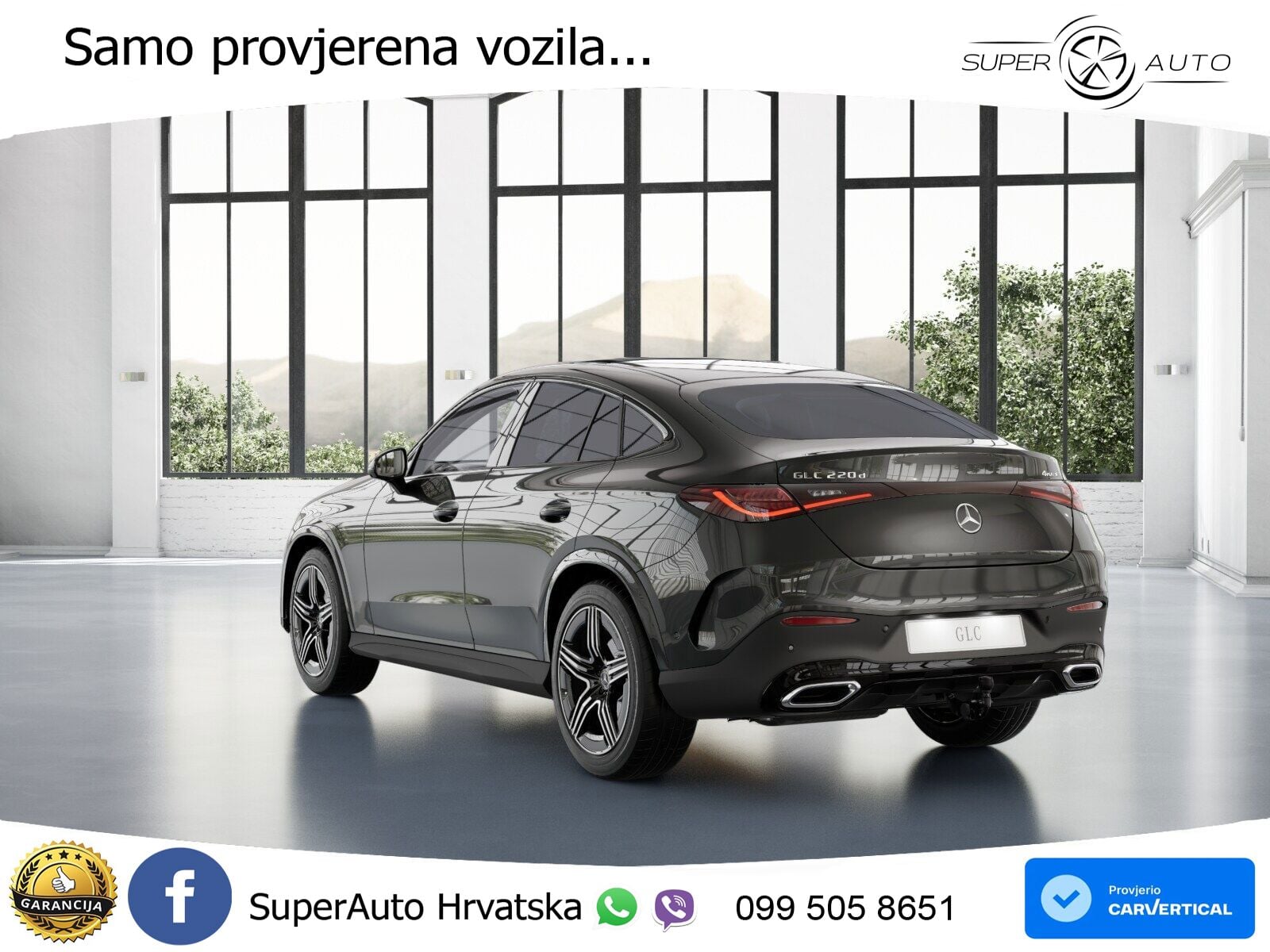 Mercedes GLC Coupe 220d (197 KS) 4MATIC 9G-TRONIC AMG ACC+GR SJED+360+PANO