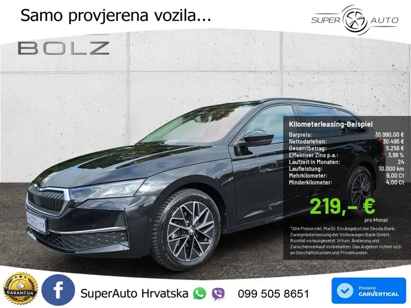 Škoda Octavia Combi 2.0 TDI (150 KS) DSG LED+GR SJED+ACC