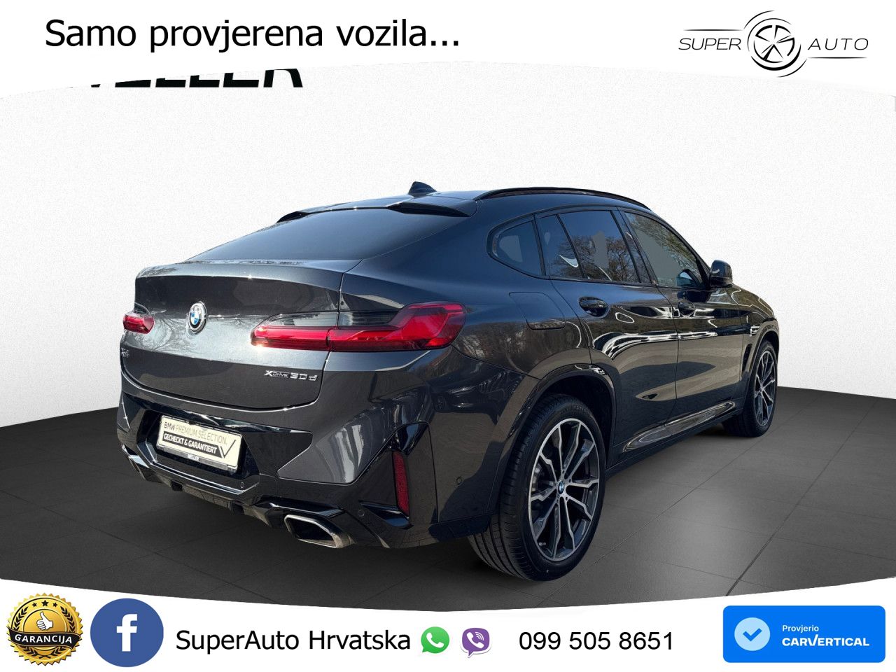 BMW X4 30d (286 KS) xDrive Steptronic M Sport LED+GR SJED+ACC