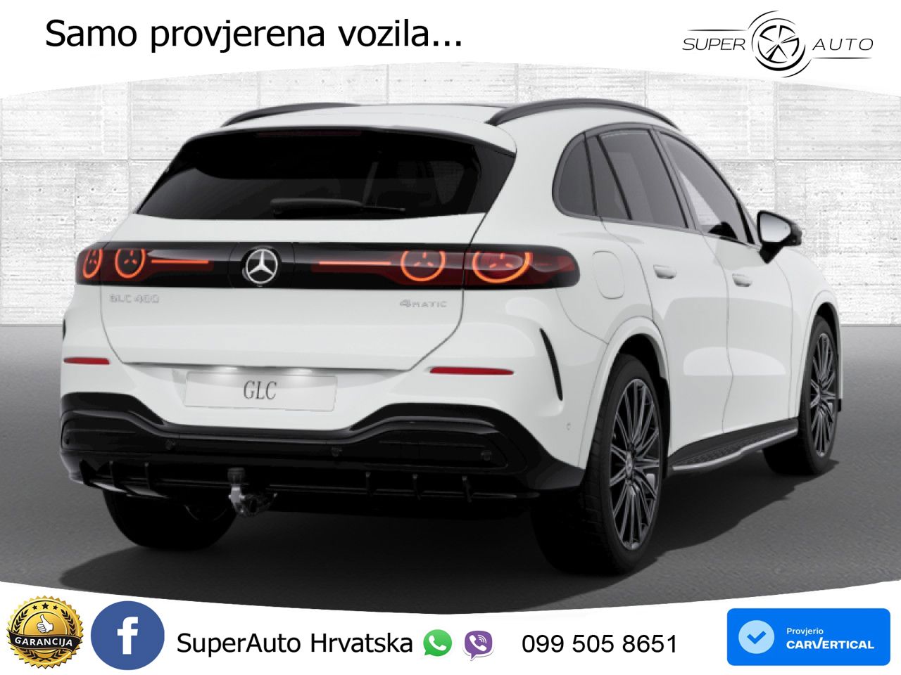 Mercedes GLC 400 94 kWh (489 KS) 4MATIC EQ Technology AMG LED+GR SJED+ACC