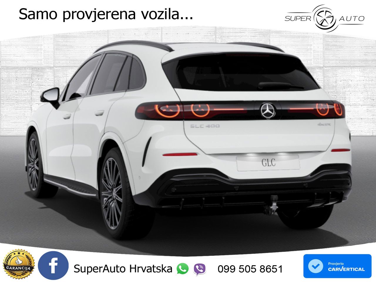 Mercedes GLC 400 94 kWh (489 KS) 4MATIC EQ Technology AMG LED+GR SJED+ACC