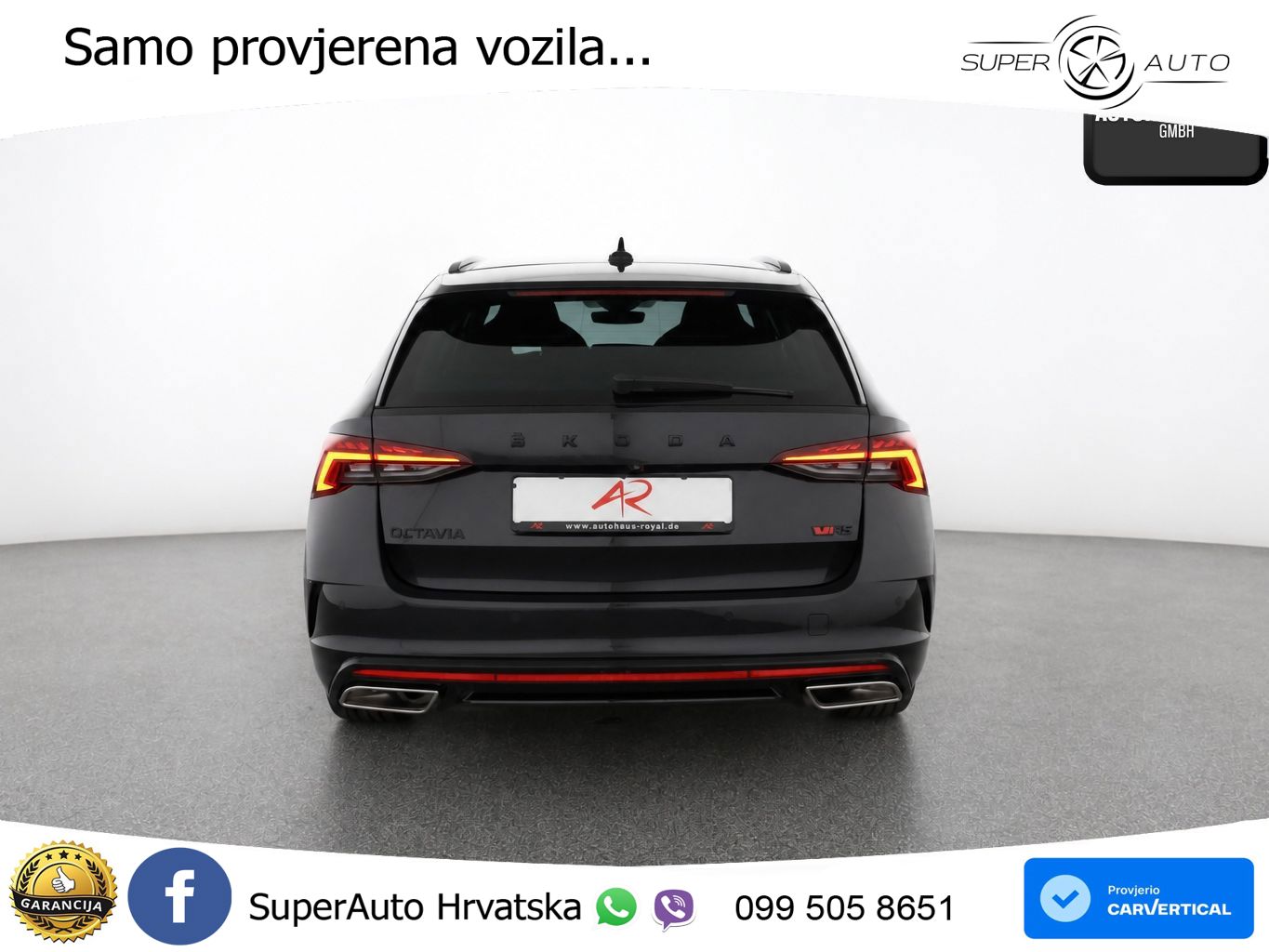 Škoda Octavia Combi RS 2.0 TDI (200 KS) DSG LED+GR SJED+ACC