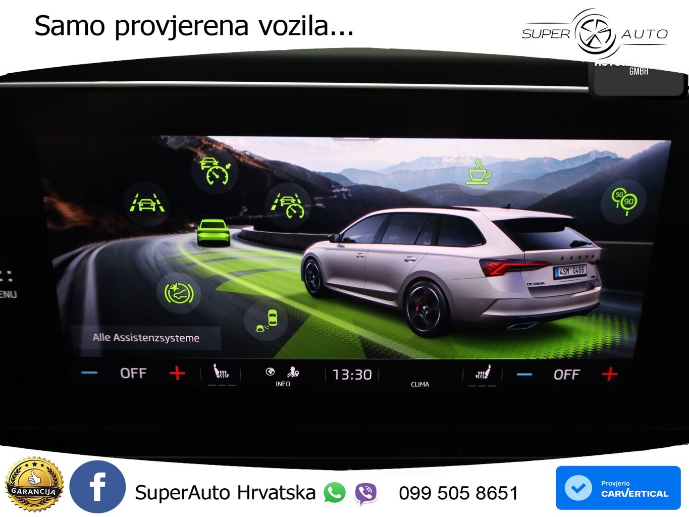 Škoda Octavia Combi RS 2.0 TDI (200 KS) DSG LED+GR SJED+ACC