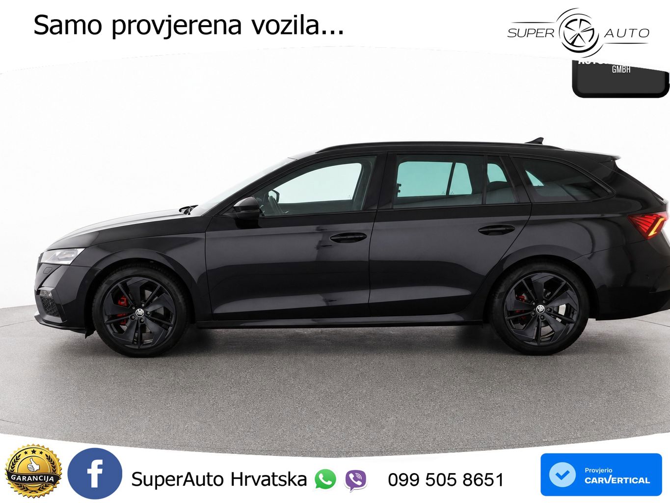 Škoda Octavia Combi RS 2.0 TDI (200 KS) DSG LED+GR SJED+ACC