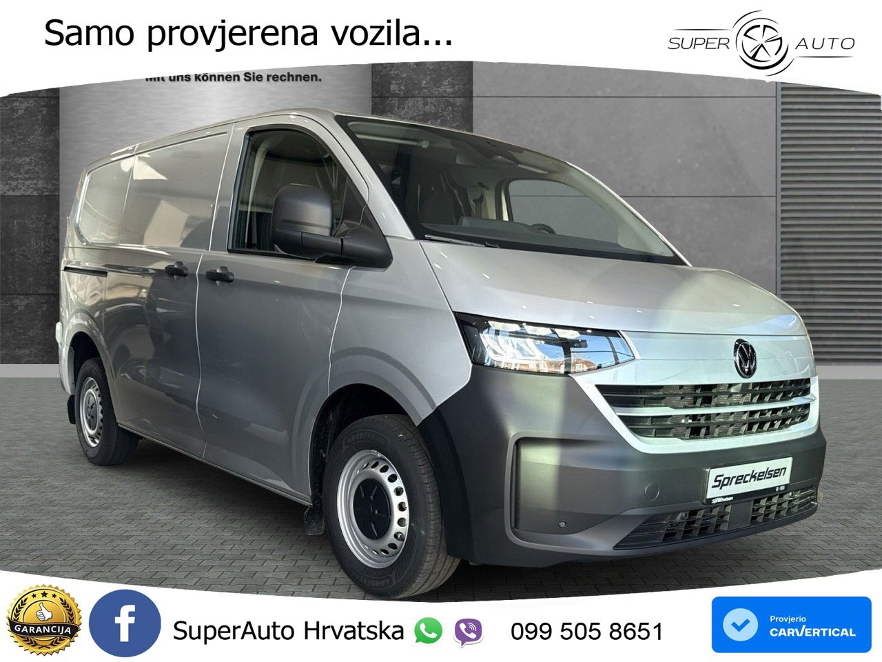 Volkswagen T7 Transporter Kasten ++2.0 TDI++AHK++Kamera++AC 150 KS