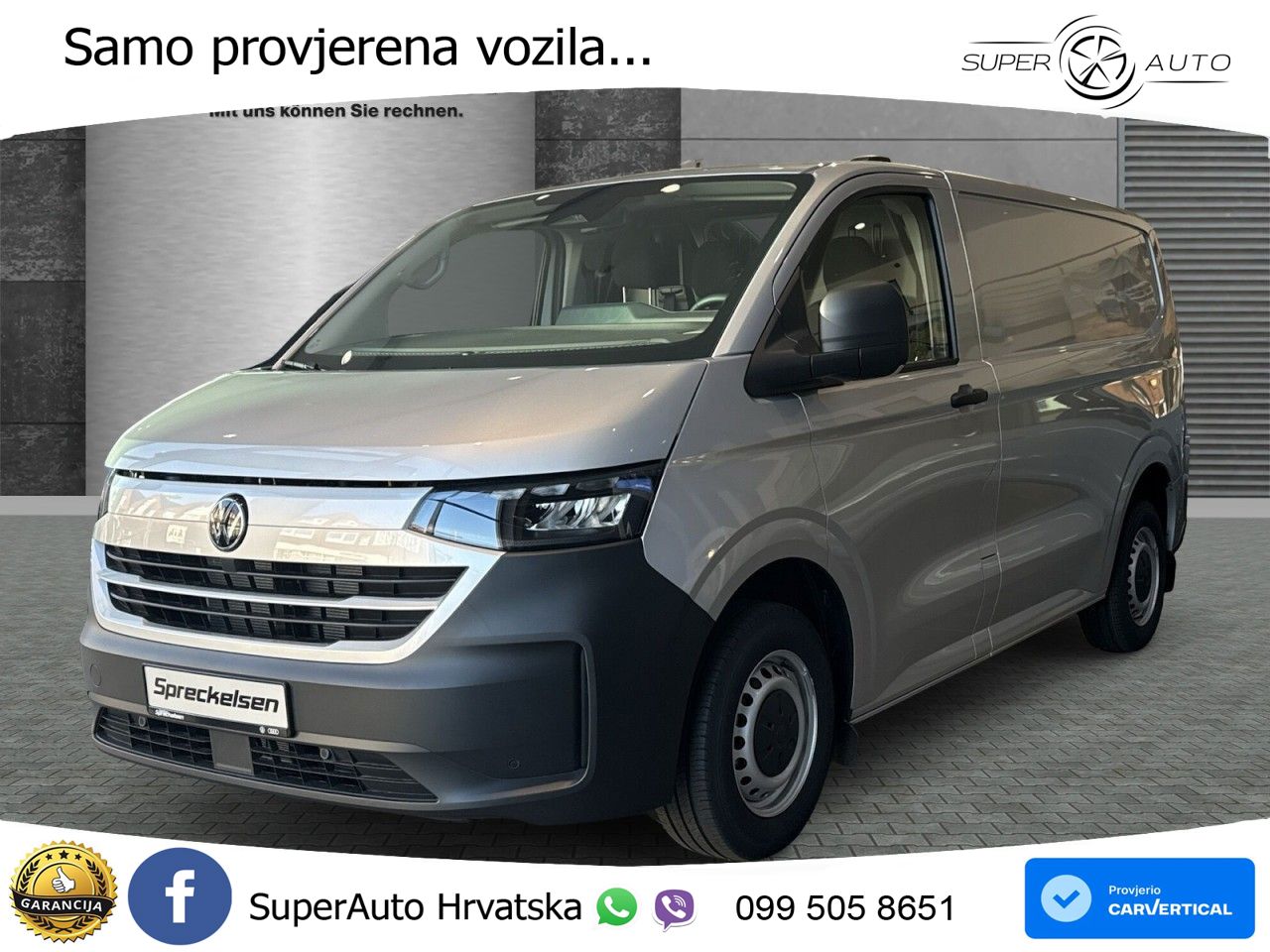 Volkswagen T7 Transporter Kasten ++2.0 TDI++AHK++Kamera++AC 150 KS