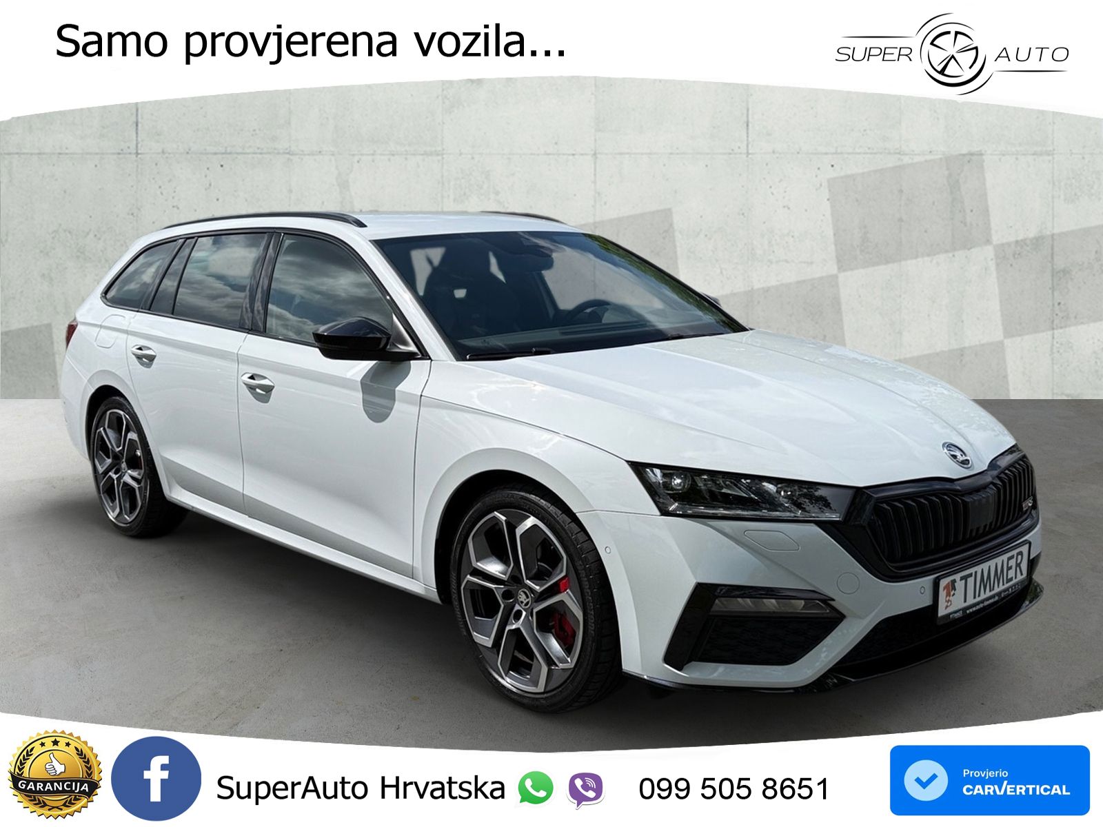 Škoda Octavia Combi RS 2.0 TSI (245 KS) DSG LED+GR SJED+ACC