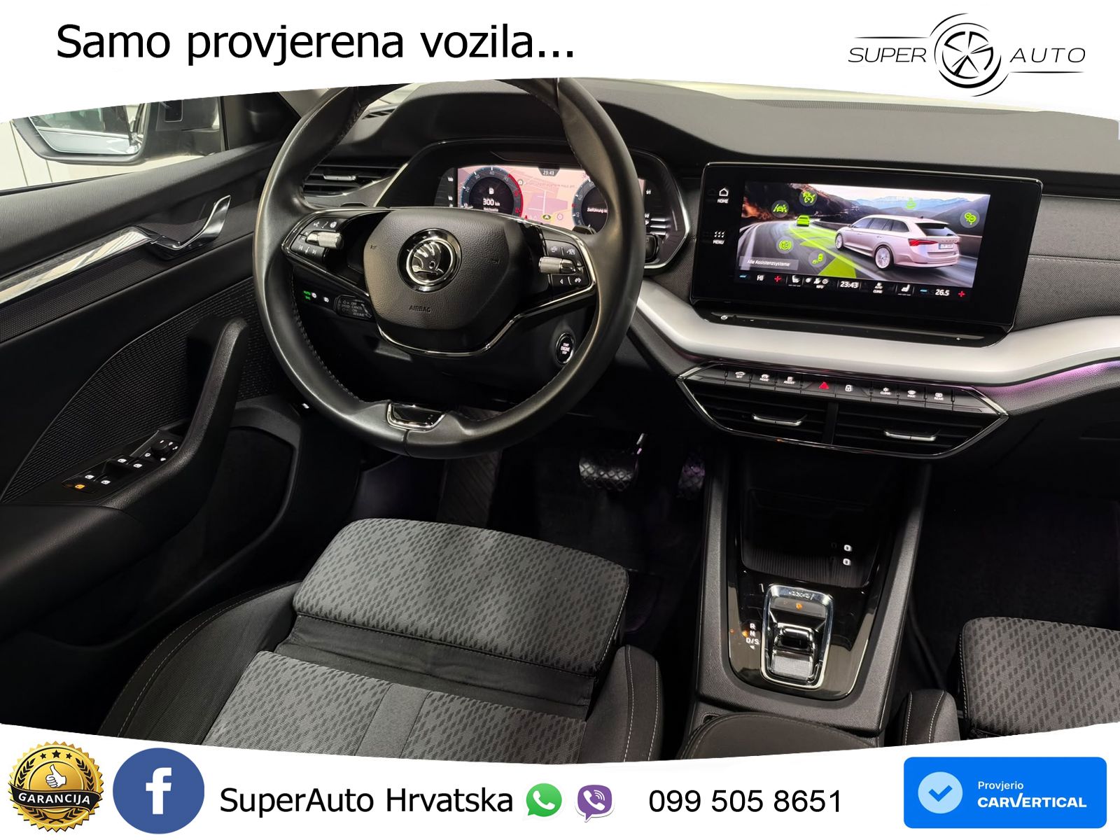 Škoda Octavia Combi 2.0 TDI (150 KS) 4x4 DSG LED+GR SJED+ACC