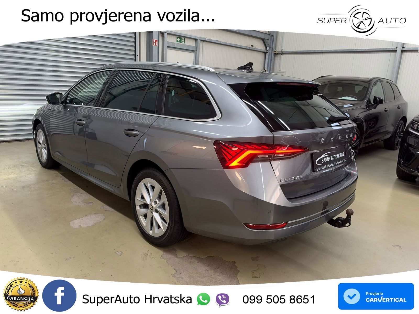 Škoda Octavia Combi 2.0 TDI (150 KS) 4x4 DSG LED+GR SJED+ACC