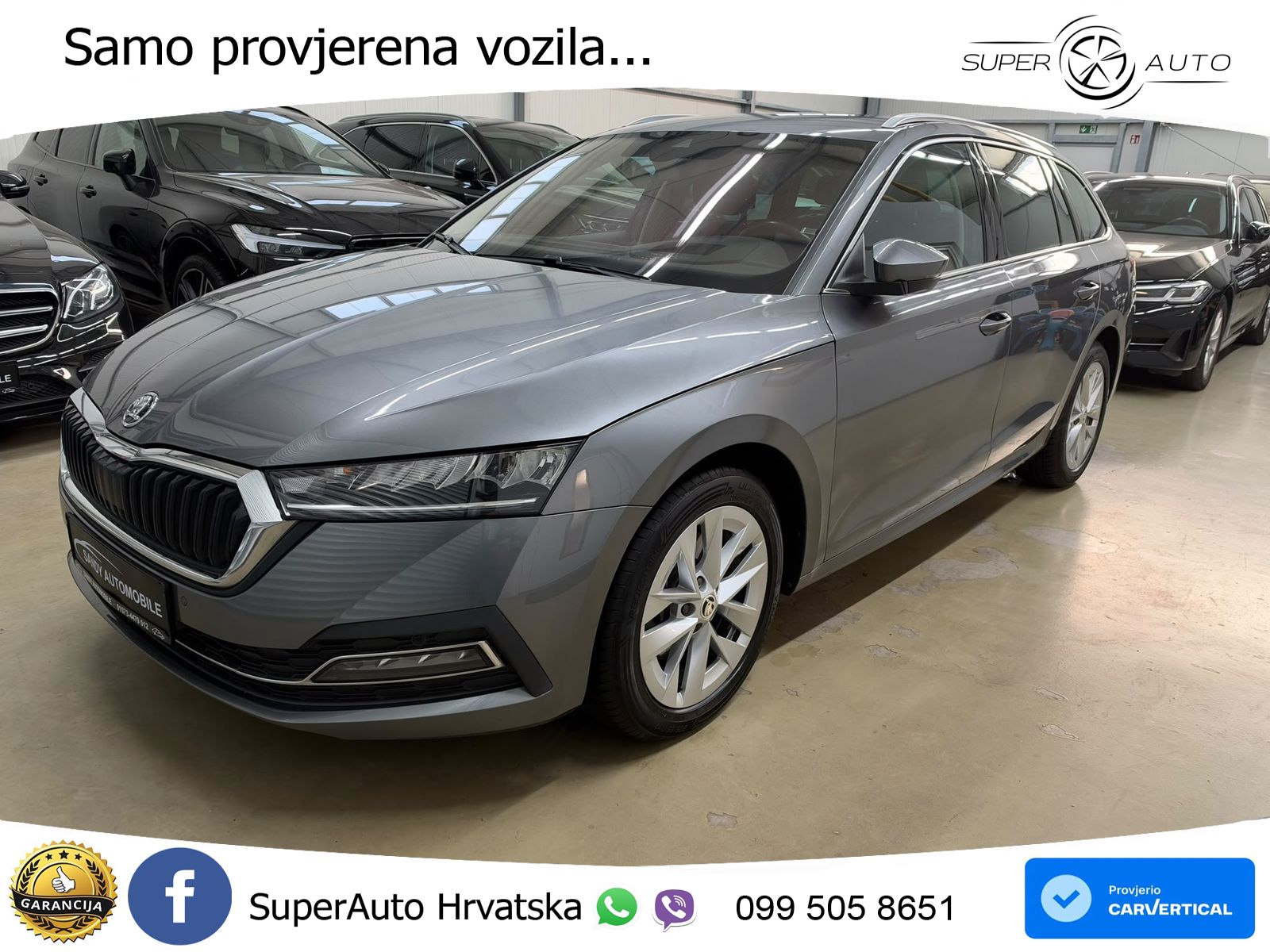Škoda Octavia Combi 2.0 TDI (150 KS) 4x4 DSG LED+GR SJED+ACC