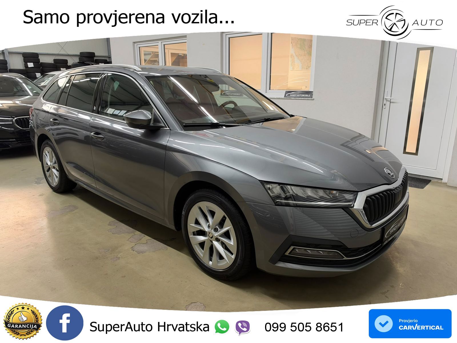 Škoda Octavia Combi 2.0 TDI (150 KS) 4x4 DSG LED+GR SJED+ACC