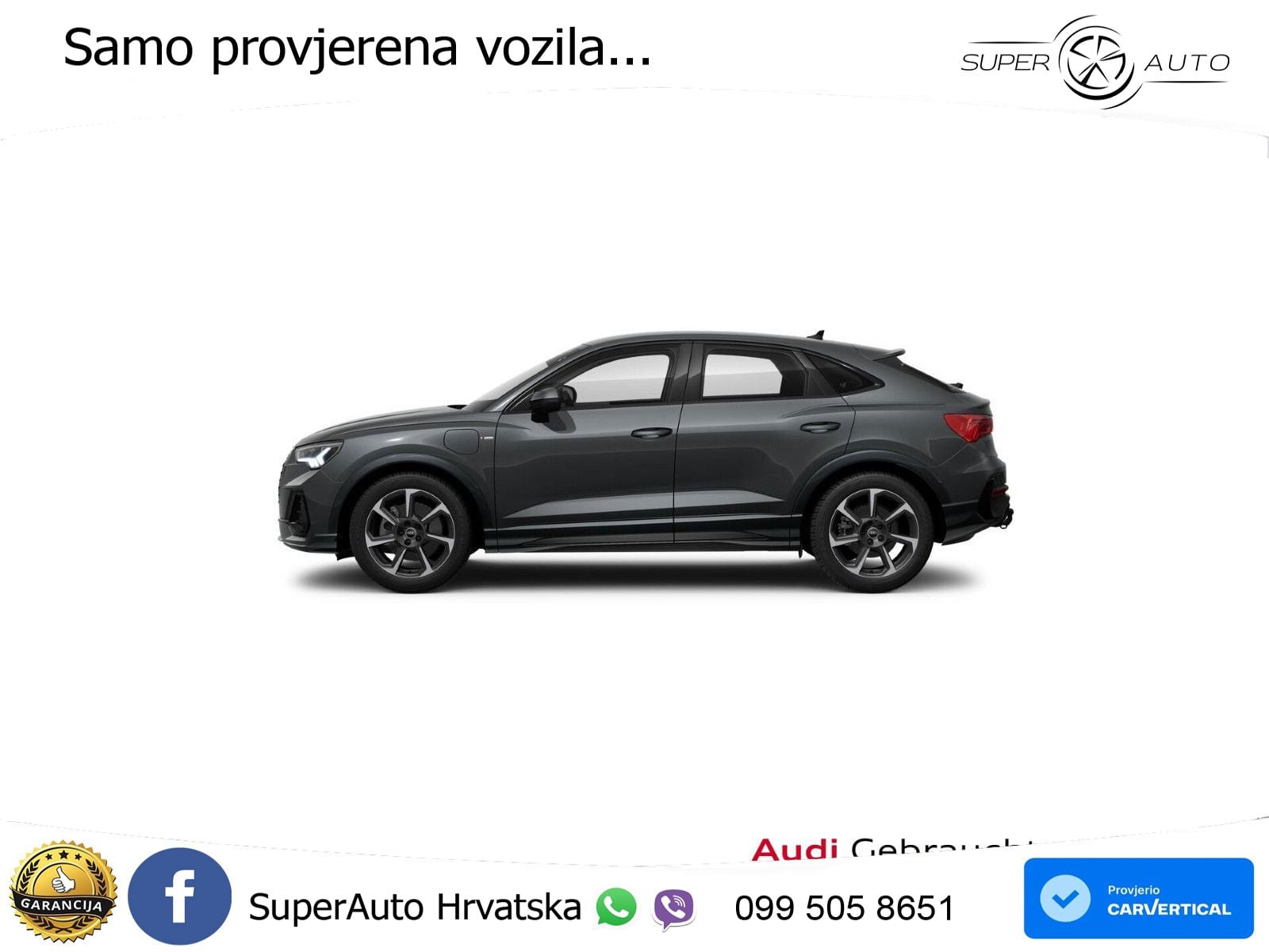 Audi Q3 Sportback 45 TFSIe (245 KS) S tronic S line LED+GR SJED+ACC