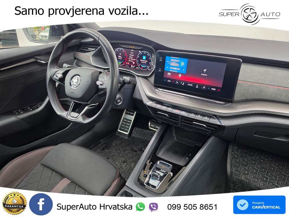 Škoda Octavia Combi RS 2.0 TDI (200 KS) DSG LED+GR SJED+ACC