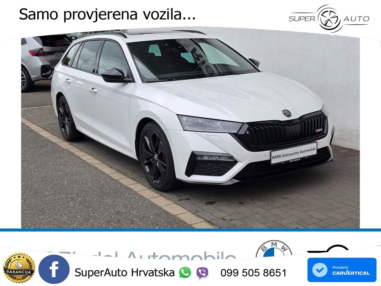Škoda Octavia Combi RS 2.0 TDI (200 KS) DSG LED+GR SJED+ACC