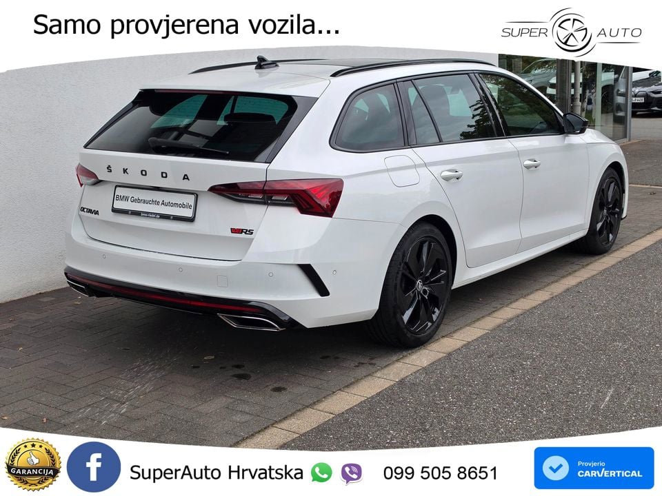 Škoda Octavia Combi RS 2.0 TDI (200 KS) DSG LED+GR SJED+ACC