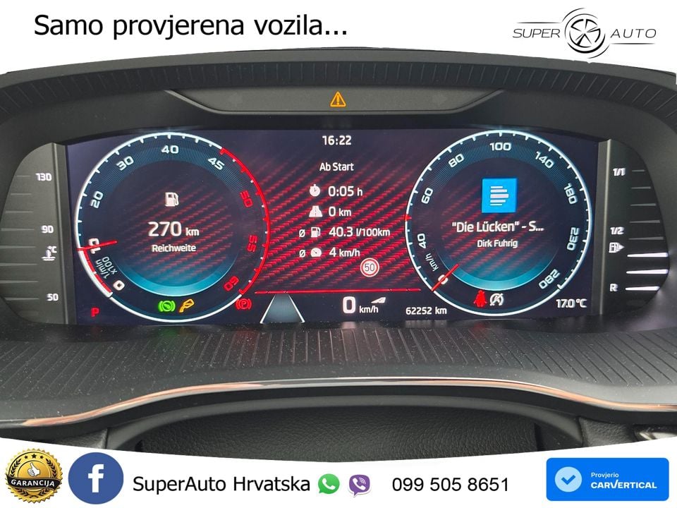 Škoda Octavia Combi RS 2.0 TDI (200 KS) DSG LED+GR SJED+ACC