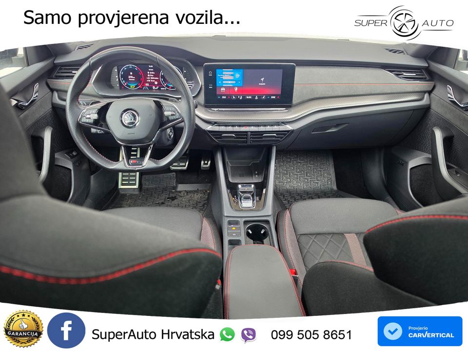 Škoda Octavia Combi RS 2.0 TDI (200 KS) DSG LED+GR SJED+ACC