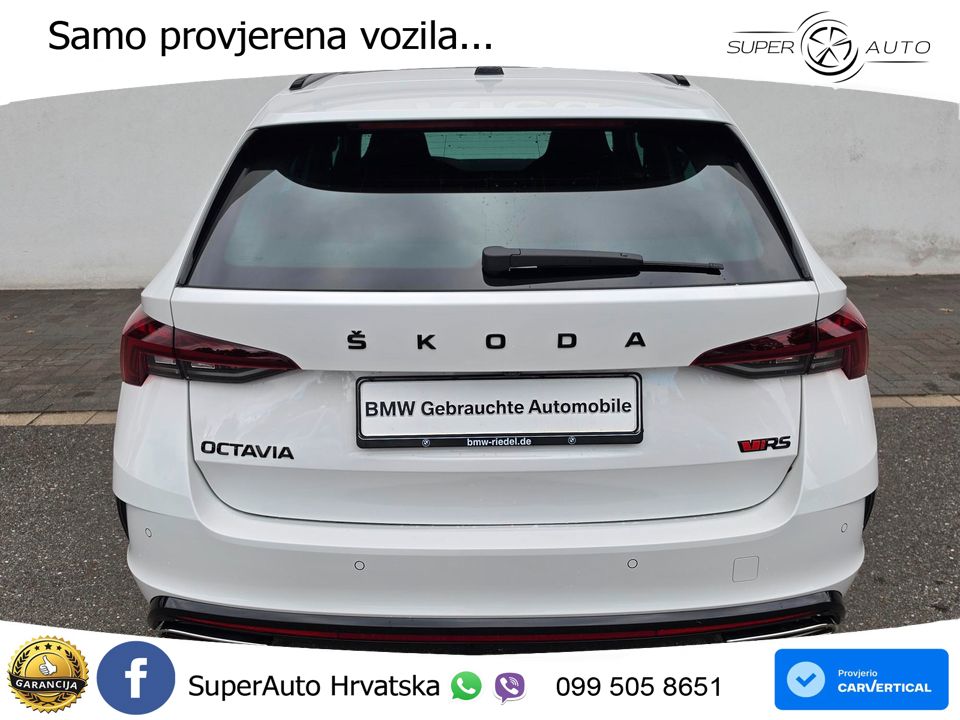 Škoda Octavia Combi RS 2.0 TDI (200 KS) DSG LED+GR SJED+ACC