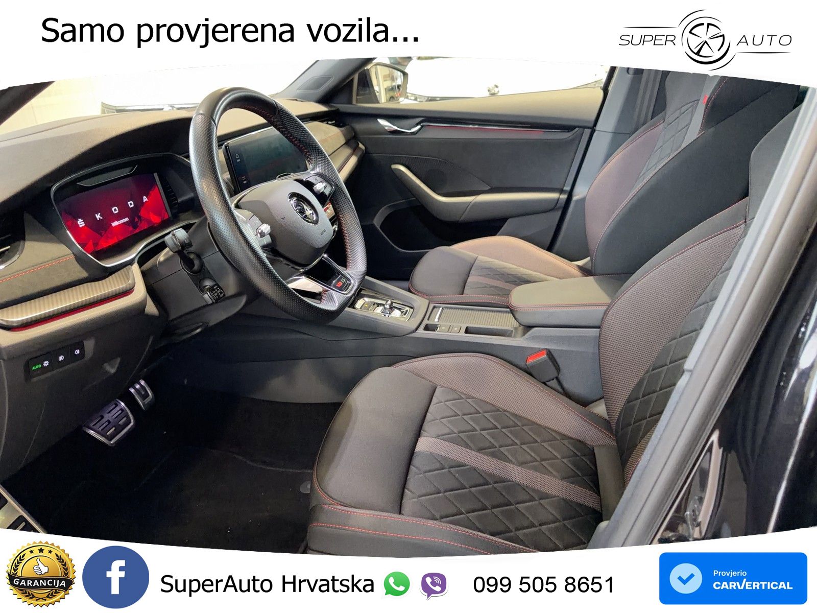 Škoda Octavia Combi RS 2.0 TSI (245 KS) DSG LED+GR SJED+ACC